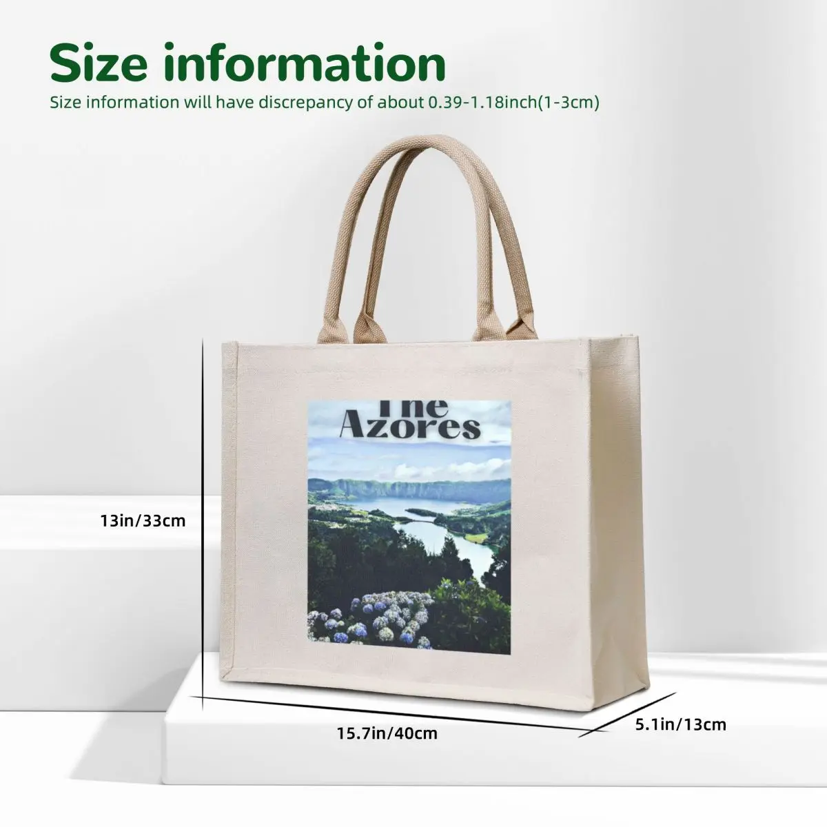 The Azores islands Tote Bag bags woman 2025 Shopping bags bags luxury women