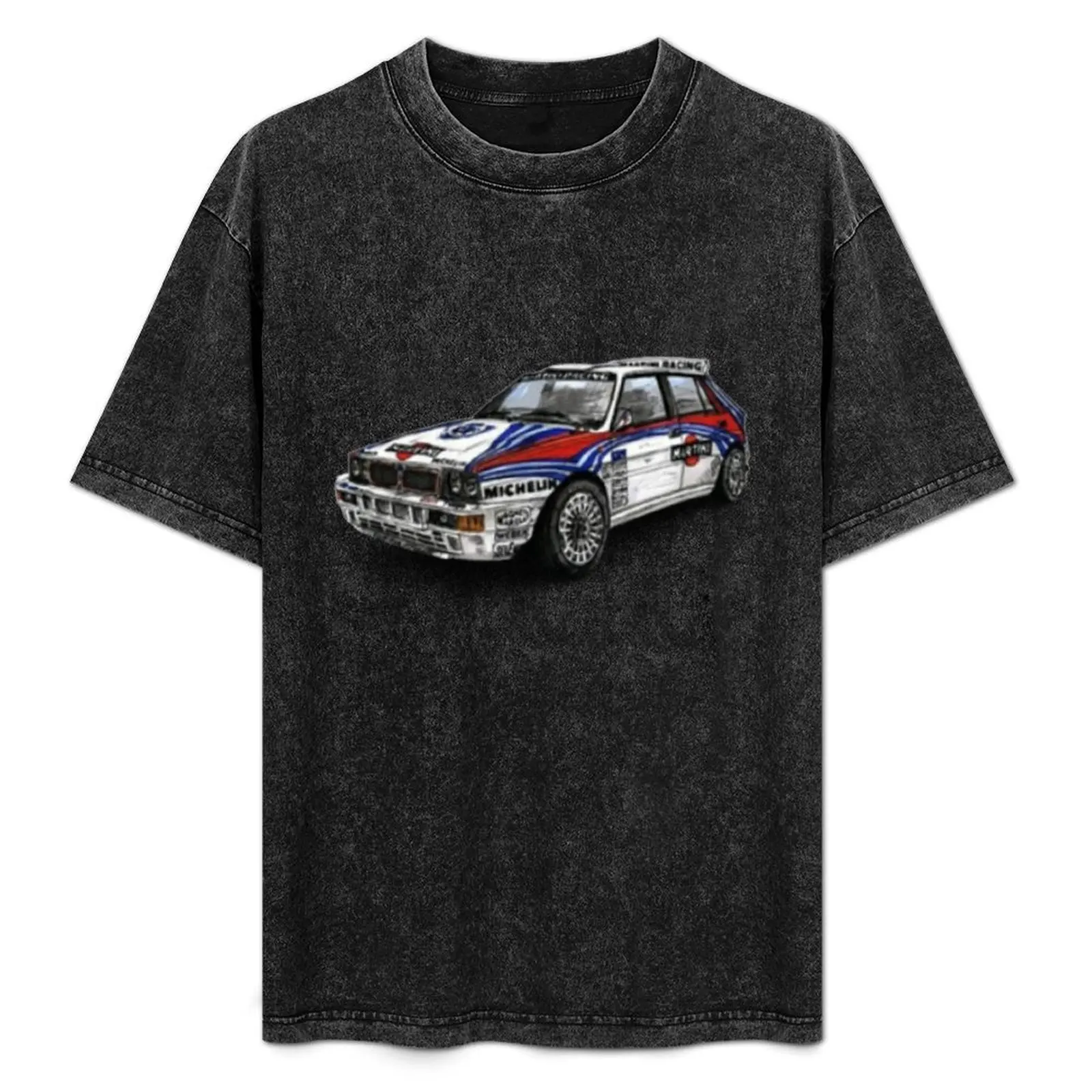 

rally legends lancia delta T-Shirt Functional Casual Short Sleeve Tee
