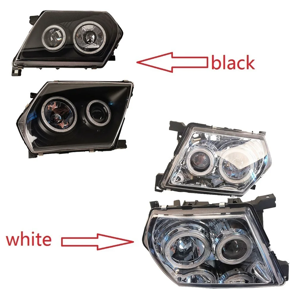 1 Pair Car Headlights For PATROL SAFARI Y61 Automobile Headlamp Daytime Running Lights 2001-2003 26010VC325 26015VC300