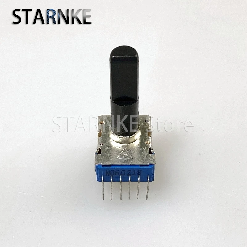 2 uds RK12 tipo 6 pines Dual B20K con mezclador de punto medio amplificador de altavoz potenciómetro de ajuste de volumen eje D 23mm