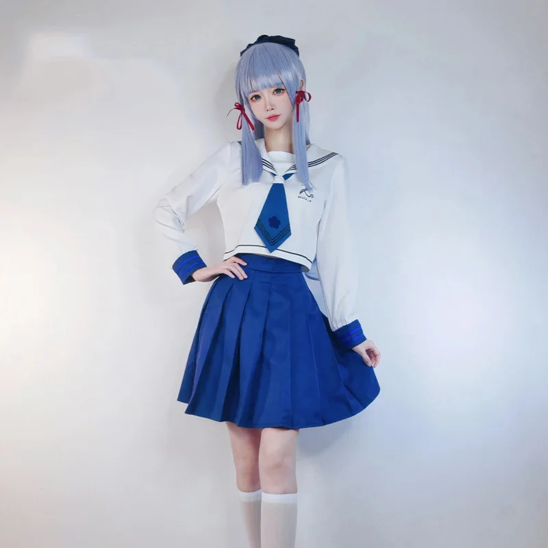 أأ ★ كوس لعبة جينشين تأثير ازياء عيد الميلاد هايتيا كاميساتو أياكا تأثيري حلي JK موحدة البدلة شعر مستعار قدس جديد 2025