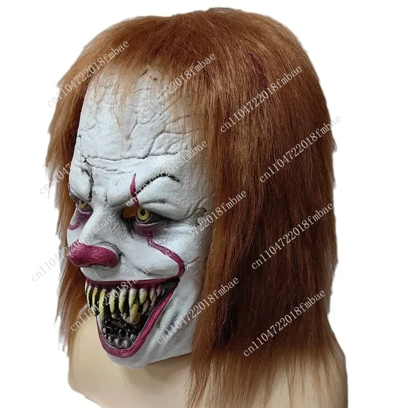clown latex mask carnival decoration,Halloween horror clown mask headgear,