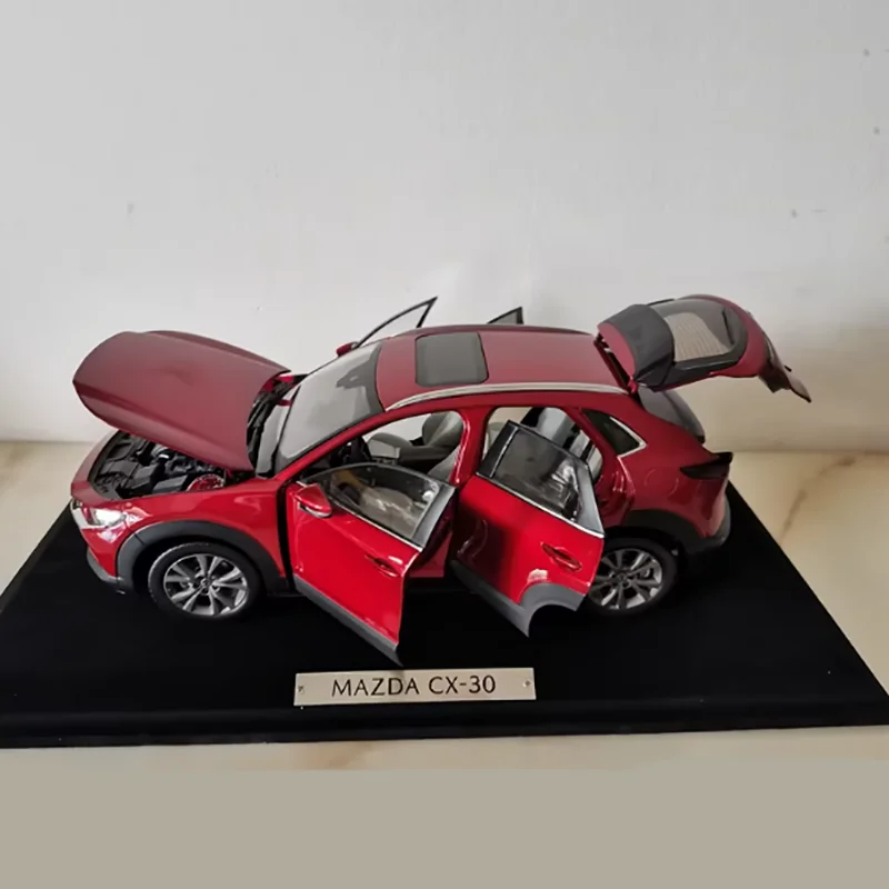 No Acrylic box） 1/18 Scale CX-30 SUV Off-road Vehicle Alloy Car