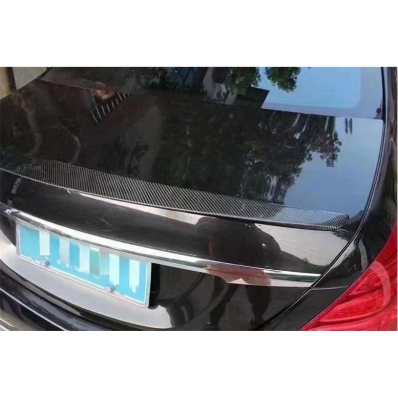 

For Mercedes-Benz S-Class W222 2014+ S400 S63 S65 B Style Carbon Fiber Rear Spoiler