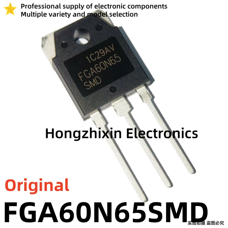 10PCS Original FGA60N65SMD FGA60N65 60N65 TO-3P 60N65SMD 60A 650V IGBT high-power transistor commonly used in welding machines