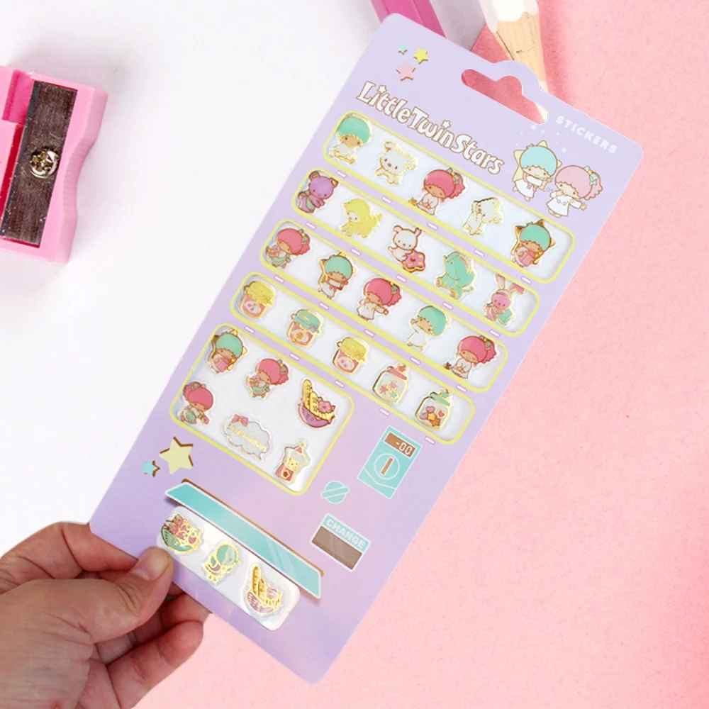 Genuino Anime Sanrio Adesivi Hello Kitty Cinnamoroll Fai da Te per Laptop Bagagli Skateboard Telefono Cartoon Decalcomanie Ragazze Giocattolo Regali