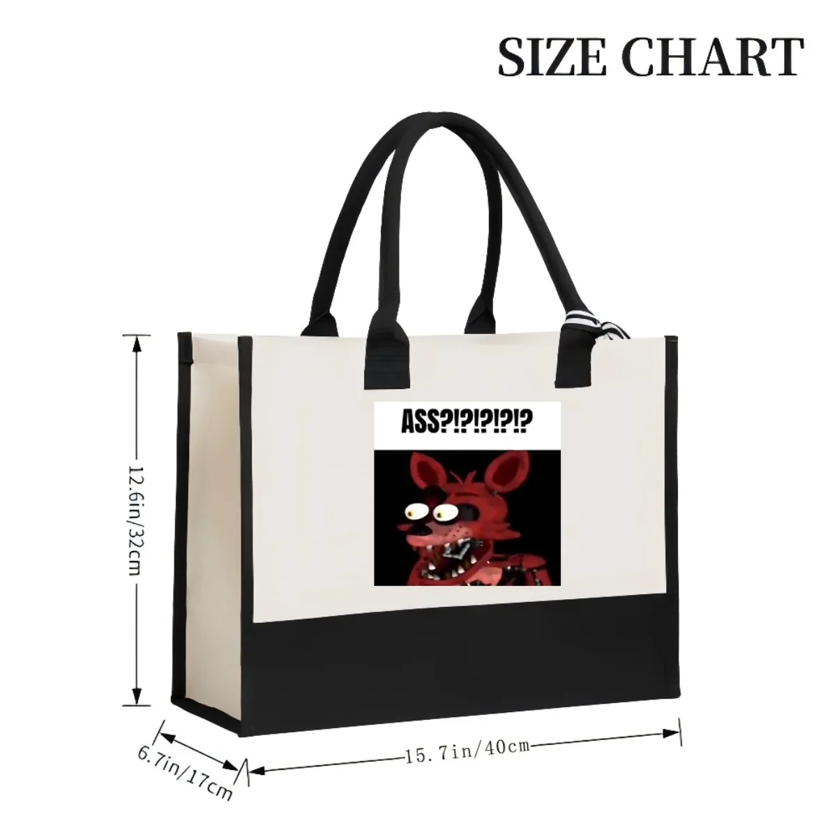 خمسة ثانية في فريدي y The 2026 وصول جديد موضة عملية واسعة قابلة لإعادة الاستخدام حمل حقيبة نمط طباعة 2 لهجة H