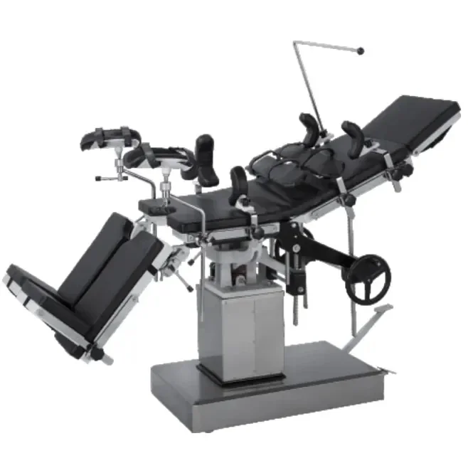 Hospital ENT Room Hand-Operated Hydraulic Operating Table Surgical Operating Bed