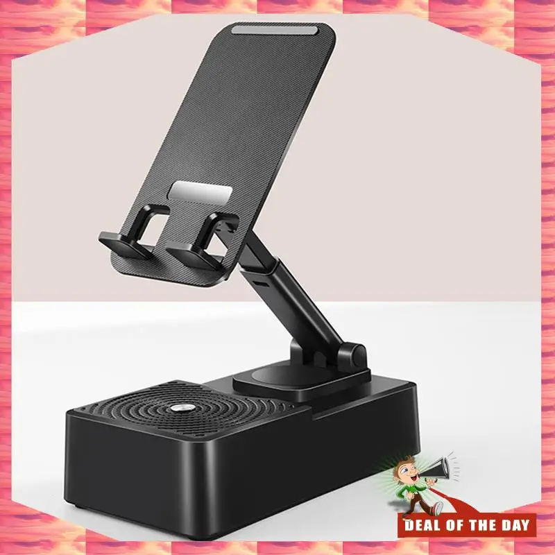 24-Hour Delivery Cell Phone Holder With Bluetooth Audio Multi-Function Portable Cell Phone Holder Desktop Cell Phone Tablet Hold