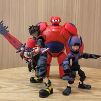 Hot High Quality 16cm Cartoon Big Hero 6 Baymax Fat Man Anime Figure Toys Model Doll Action Figure Assembled Model Birthday Gift