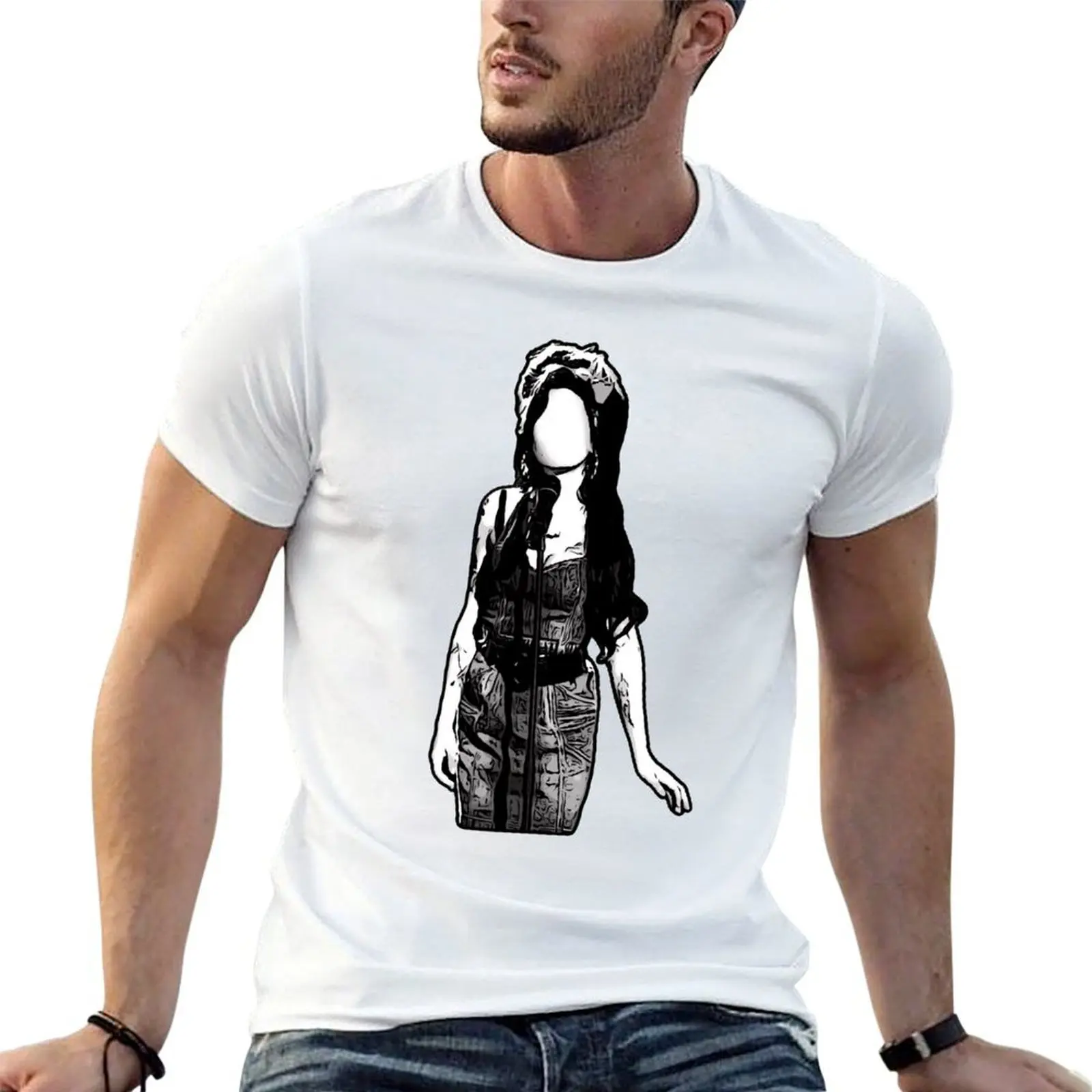 

Mens Womens Long SLeeve Amy Dark Grey Creme Funny Fans T-Shirt t shirt for man cotton t shirts high quality T-Shirt
