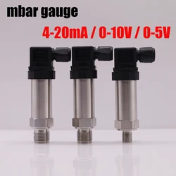0-50mbar 0-60mbar 100mbar 500mbar 1000mbar pressure sensor 4-20mA 0-10V 0-5V mbar pressure transmitter