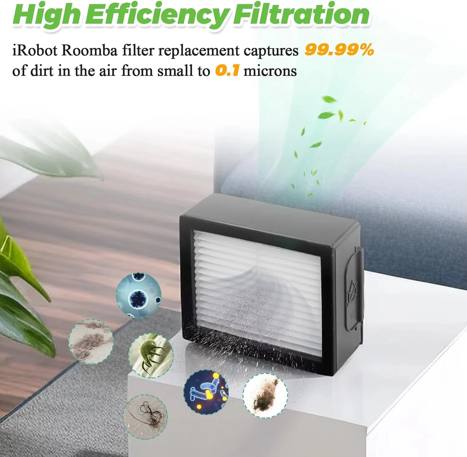 

Hepa Filter Side Brush Replacement Parts For iRobot Roomba E I J Series E5 E6 i7 i6 i1 i2 i3 i3+ i4 i8 E7 Vacuums Cleaner Part