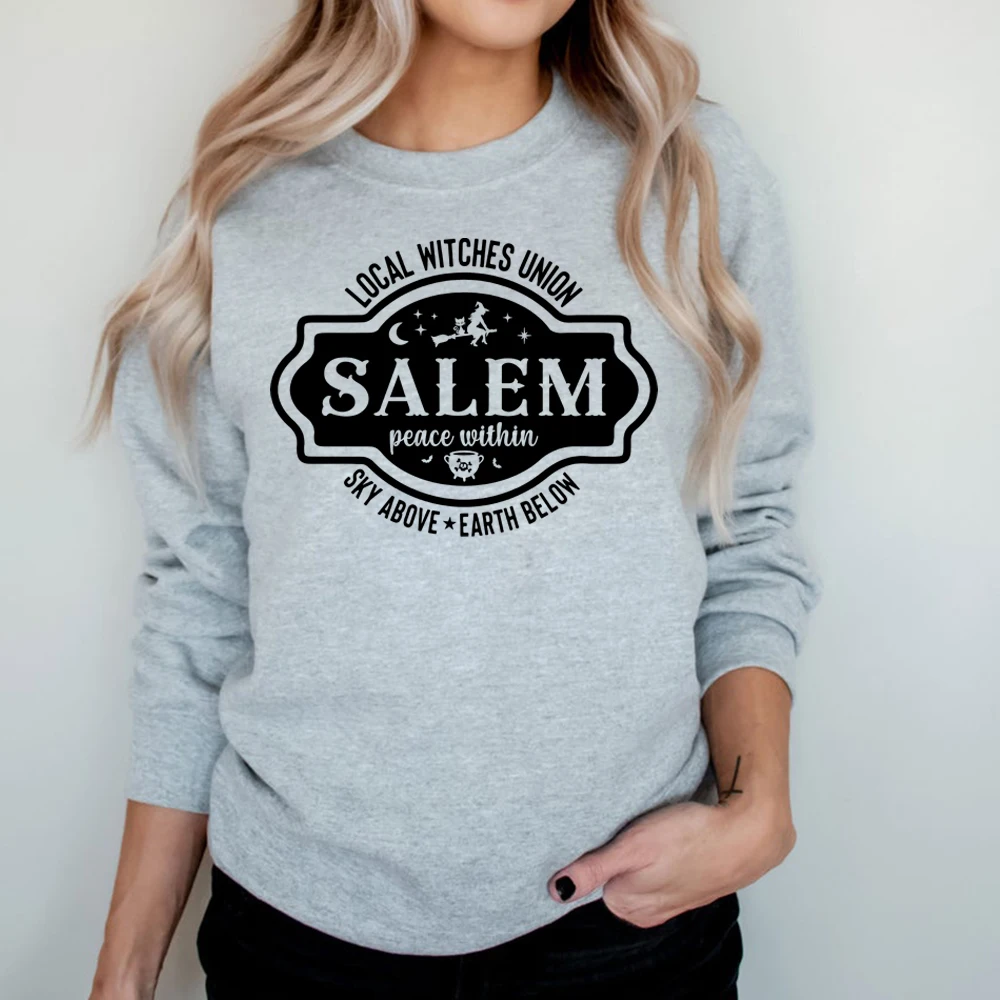 Local Witches Union Salem Sweatshirt Halloween Crewneck Sweatshirt Sanderson Sister Brewing Co Hoodie Local Witches Sweatshirts