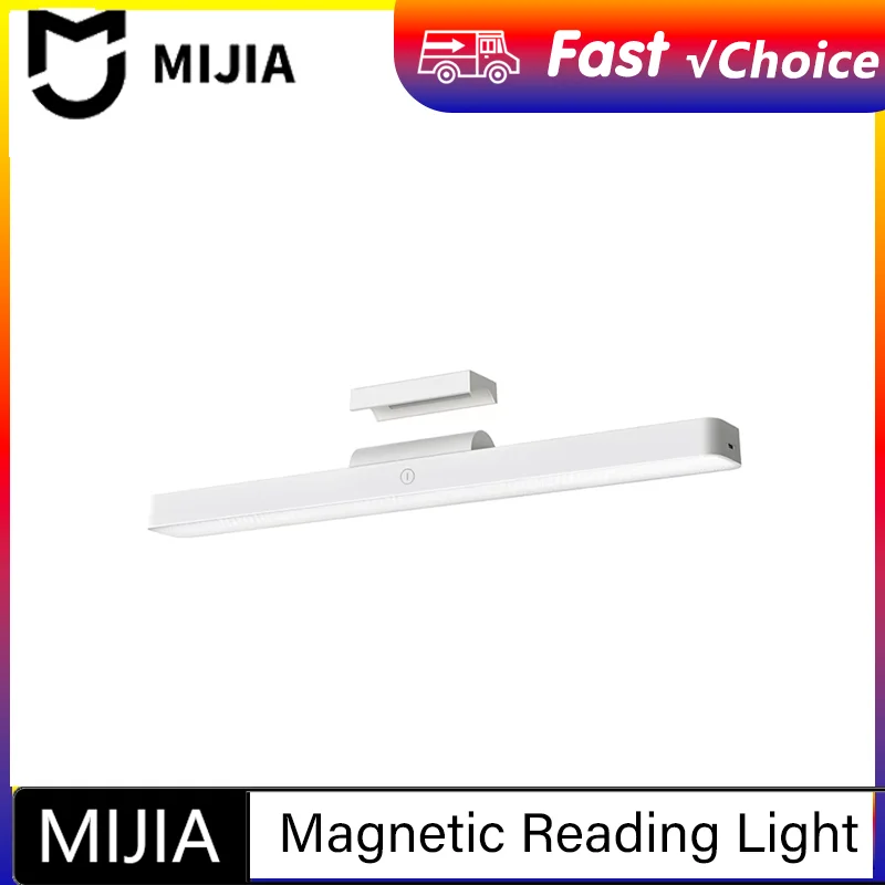 Original MIJIA Magnetic Reading Lamp 36cm Extended Lamp Head Ra90 2000mah Uniform Light Adjustable Lamp Head Three Gears 150lm