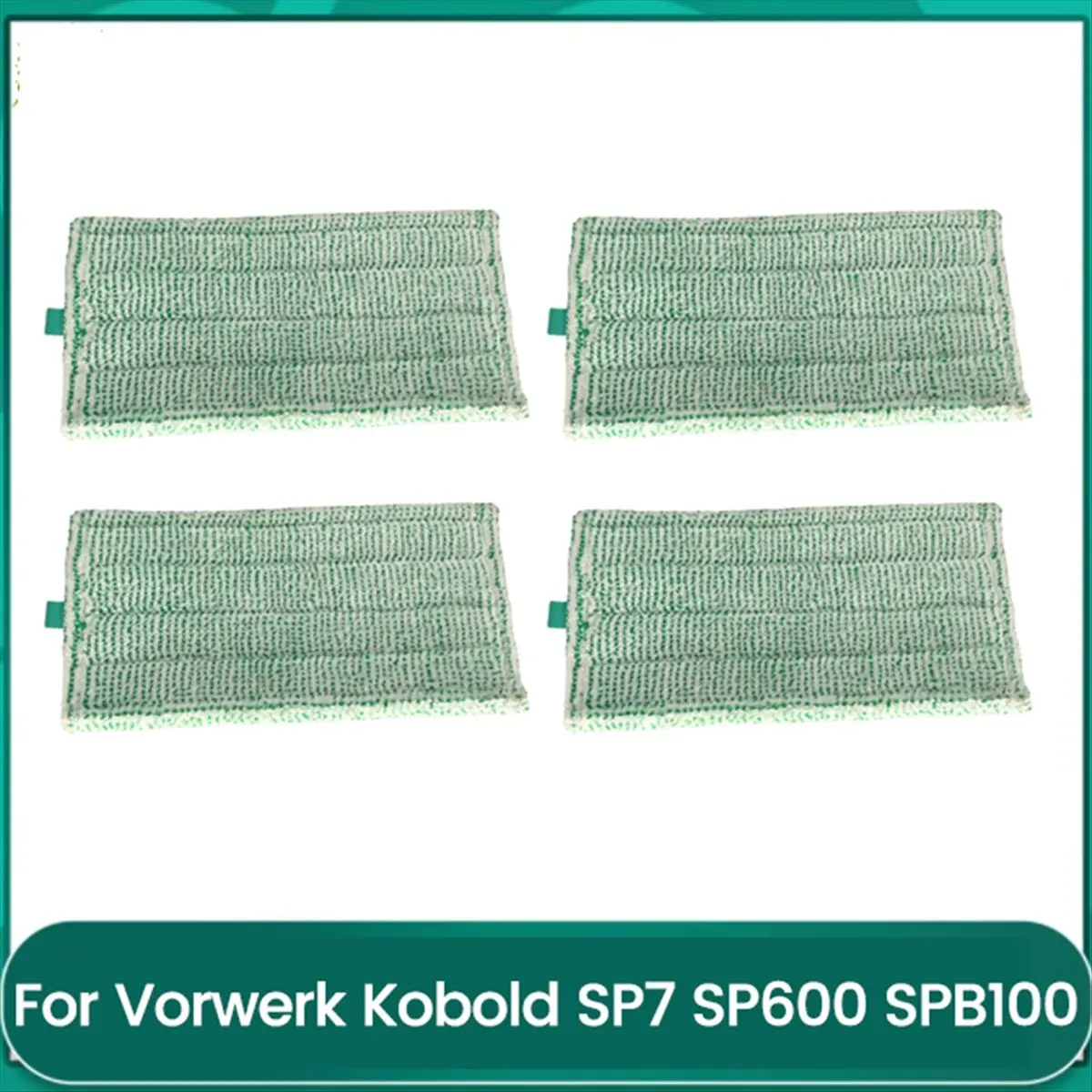 A36R جديد 4 قطعة قماش ممسحة ل Kobold SP7 SP600 SPB100 مكنسة كهربائية استبدال ستوكات تنظيف الملابس قابلة لإعادة الاستخدام وقابل للغسل