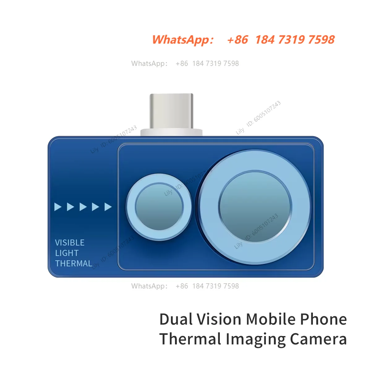 T7PRO Visible & Infrared Thermal Camera 256x192 Android  Thermal Imager Dual Lens Fusion Electrical Device HVAC Inspect