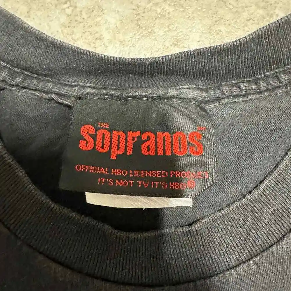 RARE Y2K Vintage 2000 The Sopranos Family HBO Promo T-Shirt