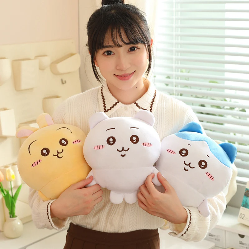 かわいいサンリオハチワールぬいぐるみうさぎ Peluche 枕 Chiikawa ぬいぐるみアニメかわいいぬいぐるみソファベッドバッククッションクリスマスギフト