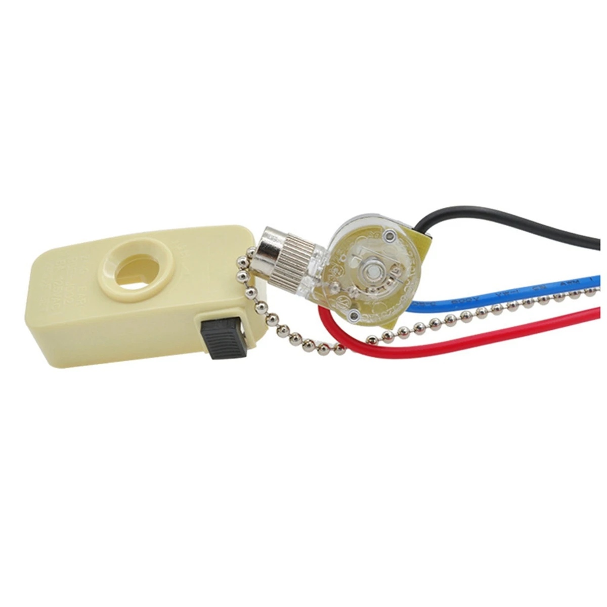 Interruttore della luce del ventilatore da soffitto da 3 pezzi Interruttore della ventola ZE-110 Interruttore della ventola a 3 vie Interruttore della catena da tiro a soffitto Sostituzione-AB09