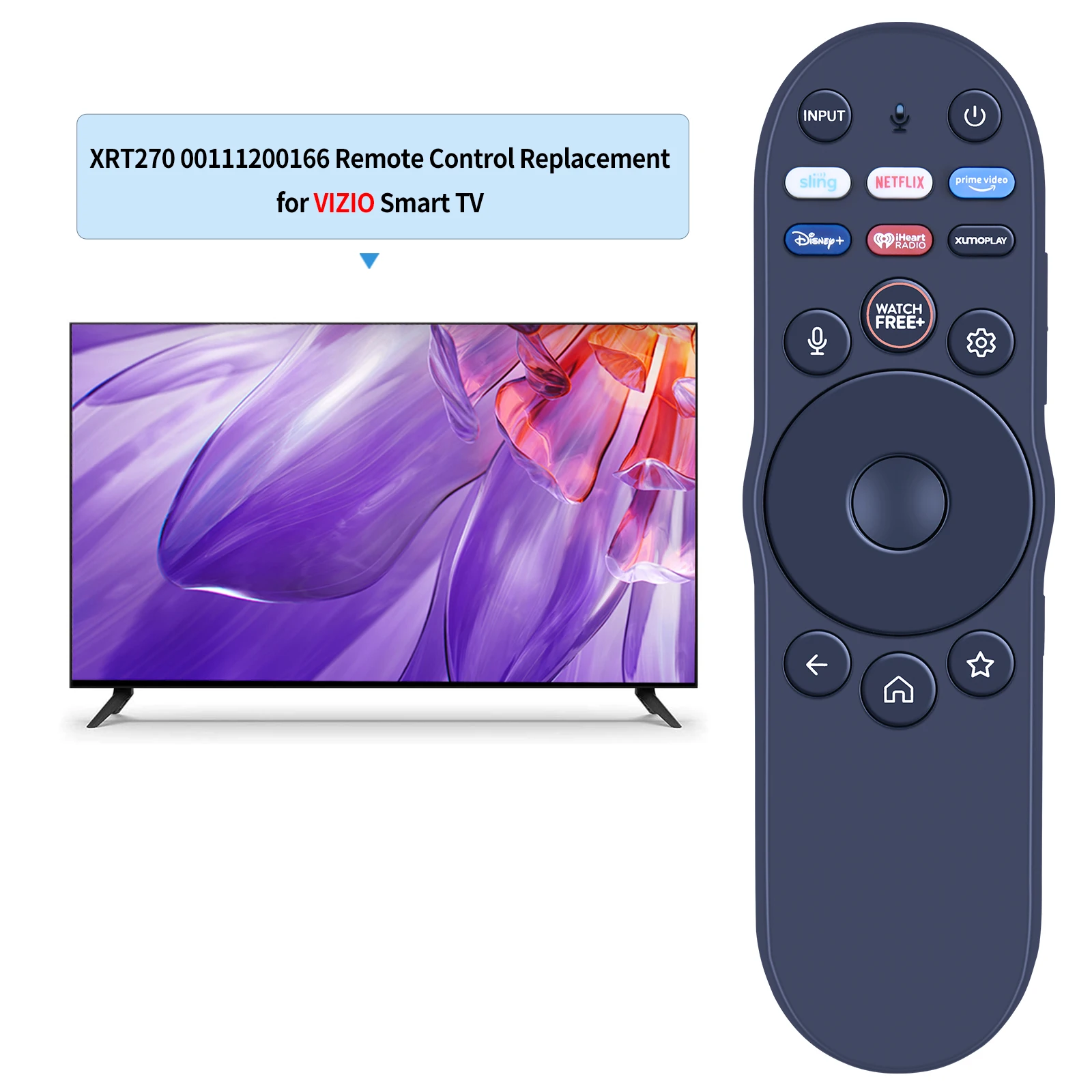 New XRT270 00111200166 VoiceRemote Control For VIZIO TV D40FM-K09 V506-J09 P6509-J01