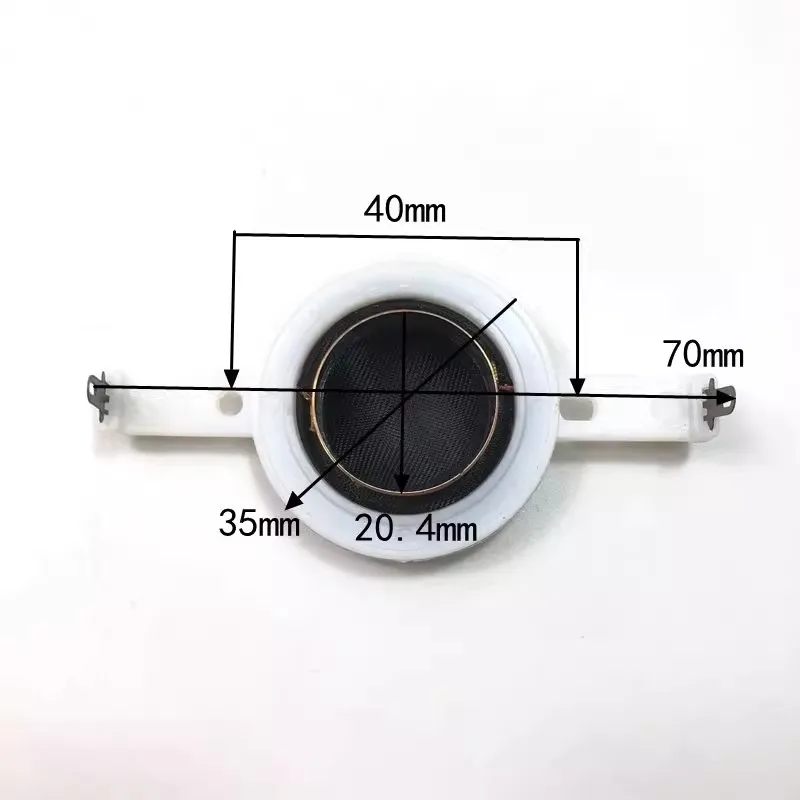 2PCS GHXAMP 20.4mm Silk Diaphragm High-frequency Tweeter Voice Coil Panel 20.4 With Bracket