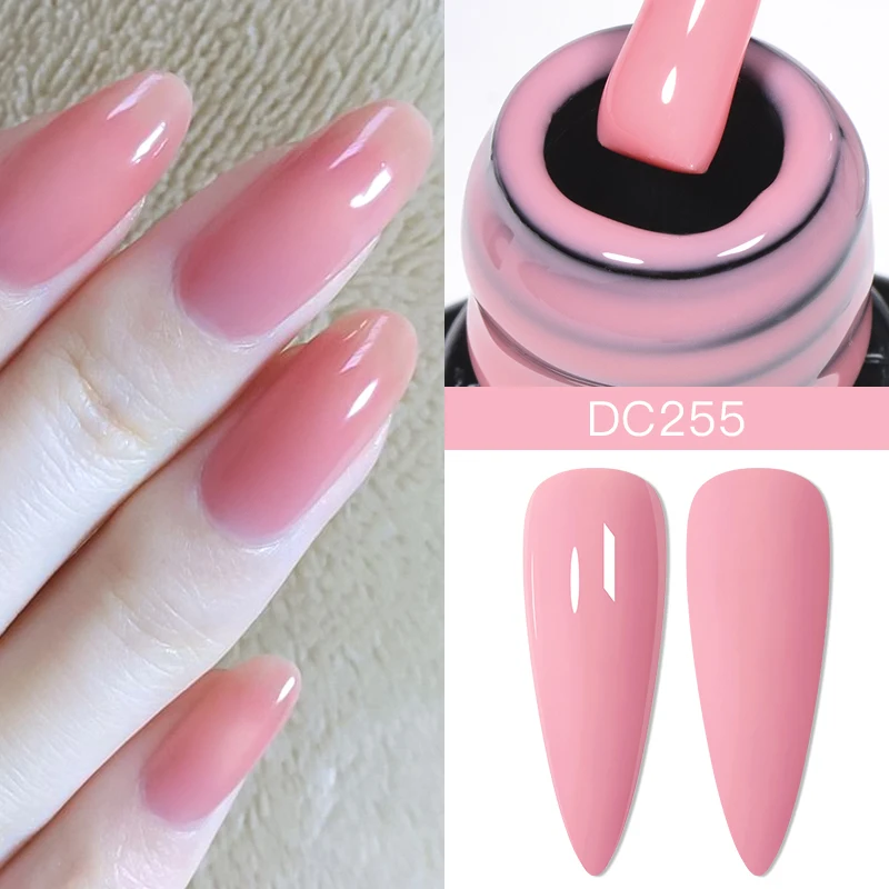 Nude Rubber Base Gel Nail Polish 7ml Semi-permanent Natural UV Varnish Manicure Nail Base Gel Gellac 12 Colors Basis Gel Polish