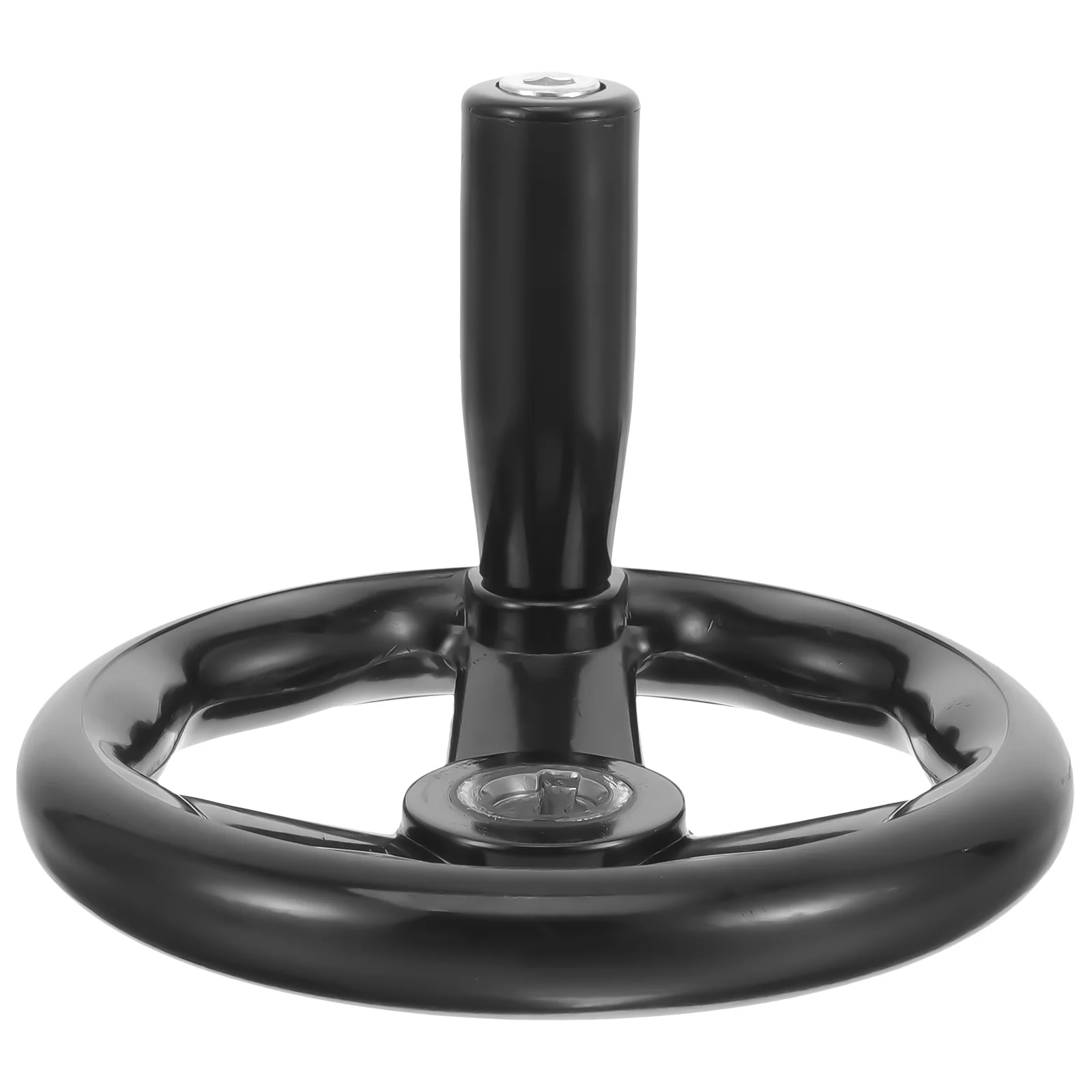 

Bakelite Handwheel 12x125 Anti Three spoke Round Rim Crank for Machine Tool Non deformable Easy Install Convenient