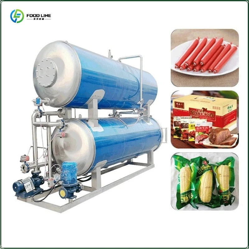 Multiple Models Fully Automatic Braised Meat Cooked Food and Pickled Vegetables High Temperature Sterilizer