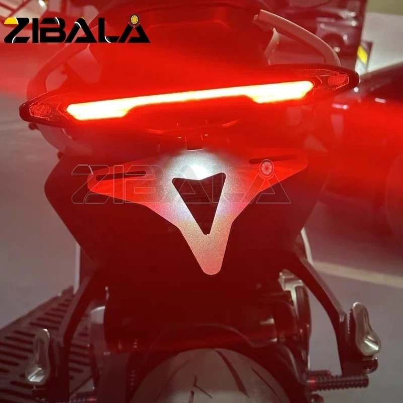 

Accessories 2024 2025 2026 For CFMOTO CF 675SR-R 675 SRR 675NK 675SR Rear License Plate Holder Bracket Motorcycle Short Tail