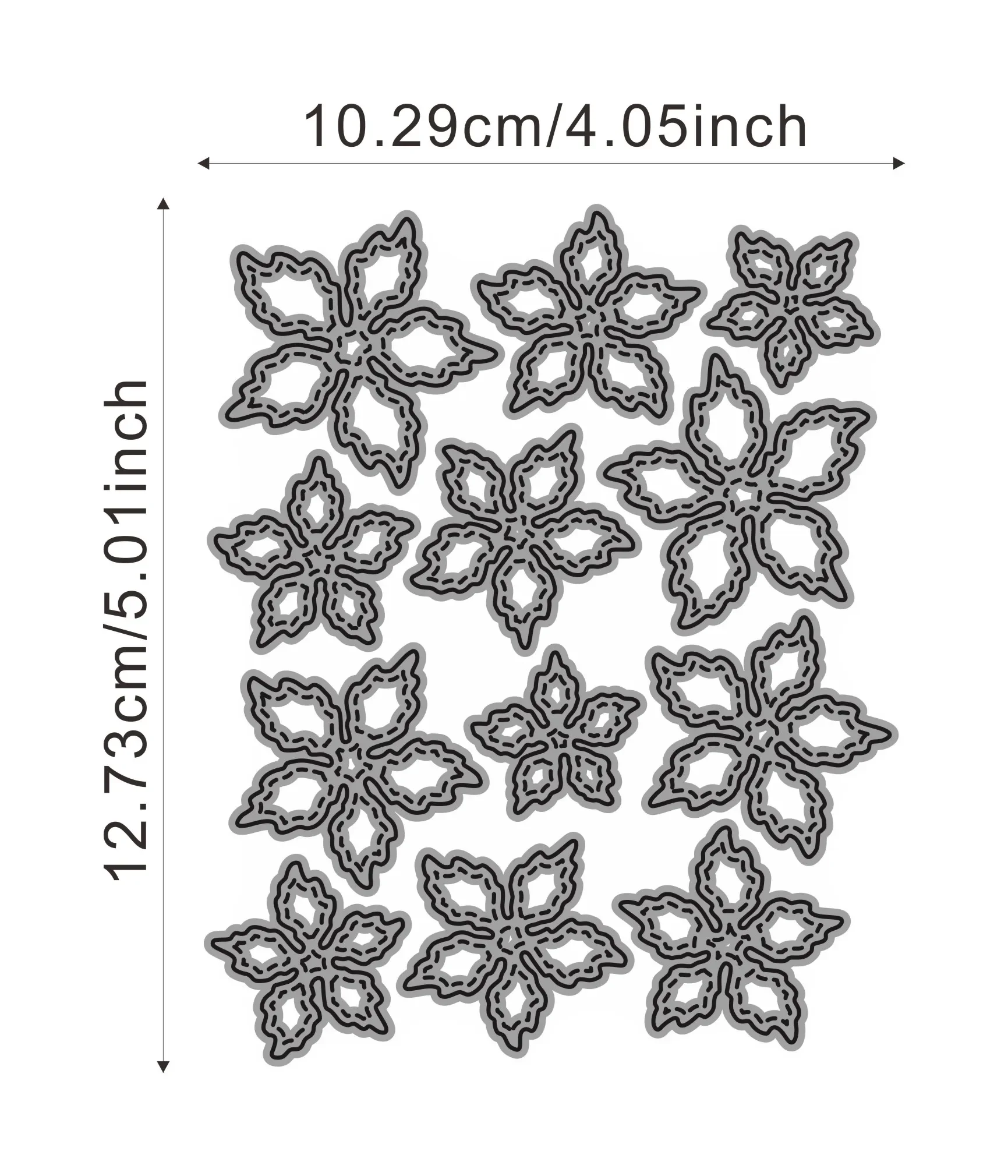 Metal Cutting Dies flower and leaves  die set For DIY Scrapbook Cutting Die Paper Cards Embossed Die Cut