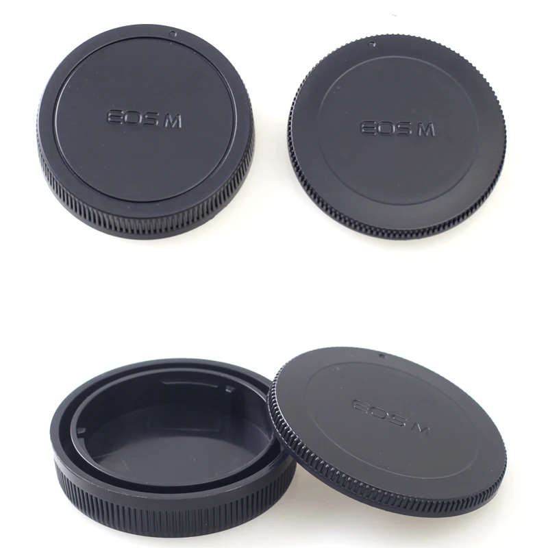 Rear Lens Cap Cover and Camera Body Cap For Canon EOS M /M2 / M3 / M5 / M6 / M6Ⅱ/ M10/ M50 / M50Ⅱ/ M100 / M200