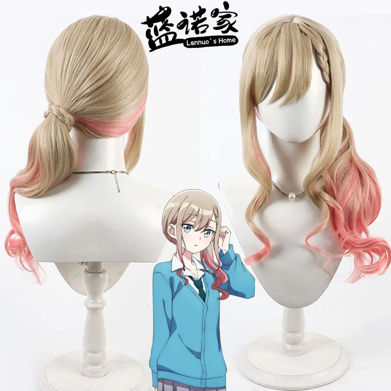 

Anime BADGIRL Suzukaze Suzu Cosplay Wig Halloween Carnival Party Props Synthetic Hair Heat Resistant Fiber + Wig Cap