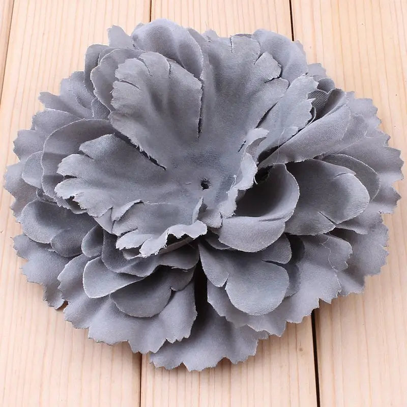 5pcs/lot 11CM 20 Colors Newborn DIY Fashion Chic Shabby Artificial Shaped Fabric Hair Flowers Bouquet For Wedding Bride Garland