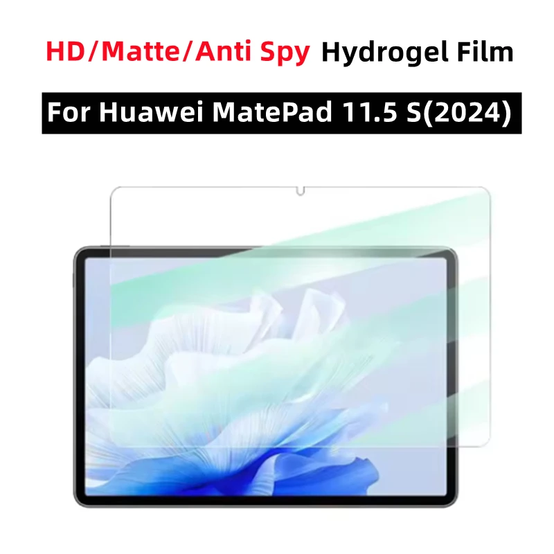 

2pcs Matte Tablets Hydrogel Film For Huawei MatePad 11.5s HD Screen Protector For Huawei MatePad 11.5 S 2024 Anti Spy Film
