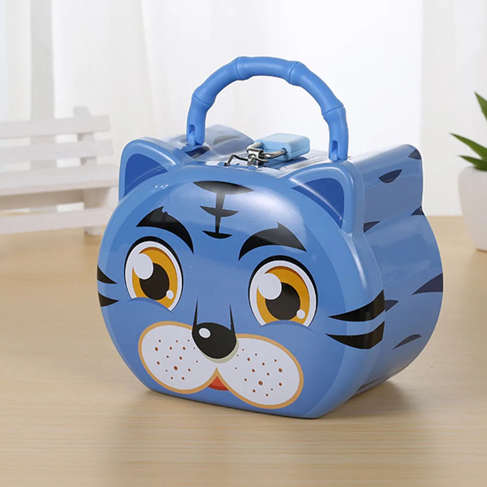 

3 Pcs Cartoon Tiger Money Bank Multi-function Case Lovely Saving Jar Multifunction Storage