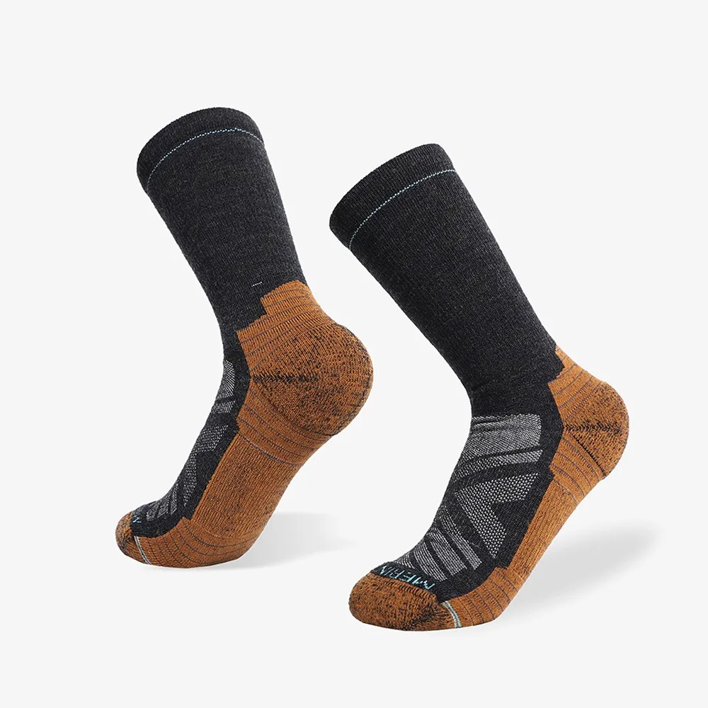 

Носки из мериносовой шерсти, утолщенные мужские носки для альпинизма, теплые носки с защитой от запаха, дышащие термоноски для мужчин и женщин