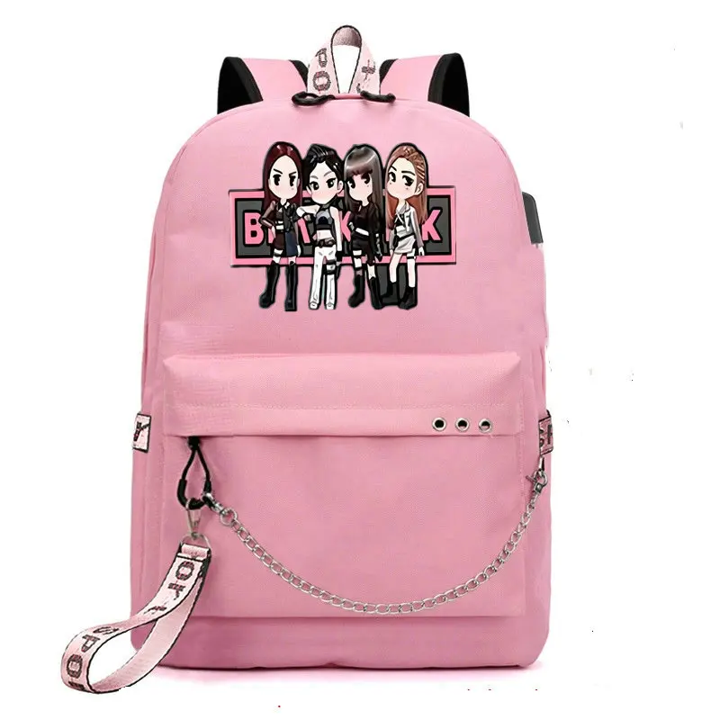 Usb School Bags For Girls Casual Backpack Teenagers Children Bookbags Large Capacity Middle High College Teen Schoolbag