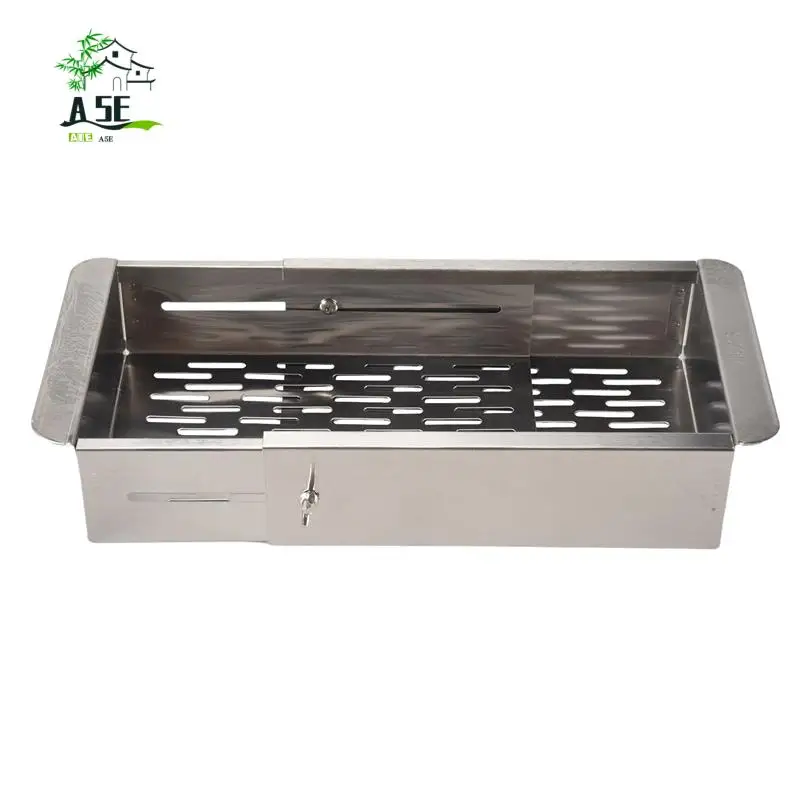 

A05E-Over The Sink Colander Strainer Basket Stainless Steel- Wash Vegetables And Fruits, Drain Cooked Pasta - Extendable