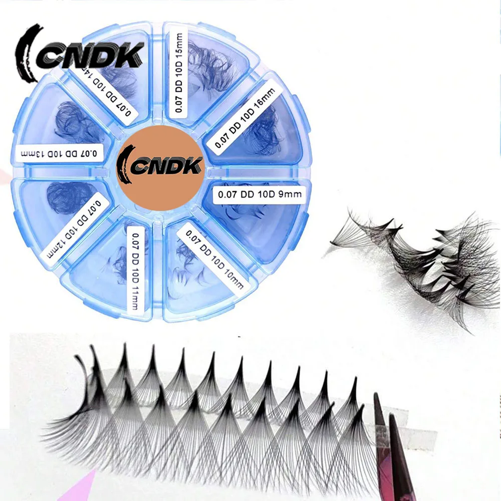 

3D-30D 1000 Mixed Length Sharp Pointy Stem PreMade Russian Lash Fans Slim Base Premade Volume Loose Fan Lashes Eyelash Extension