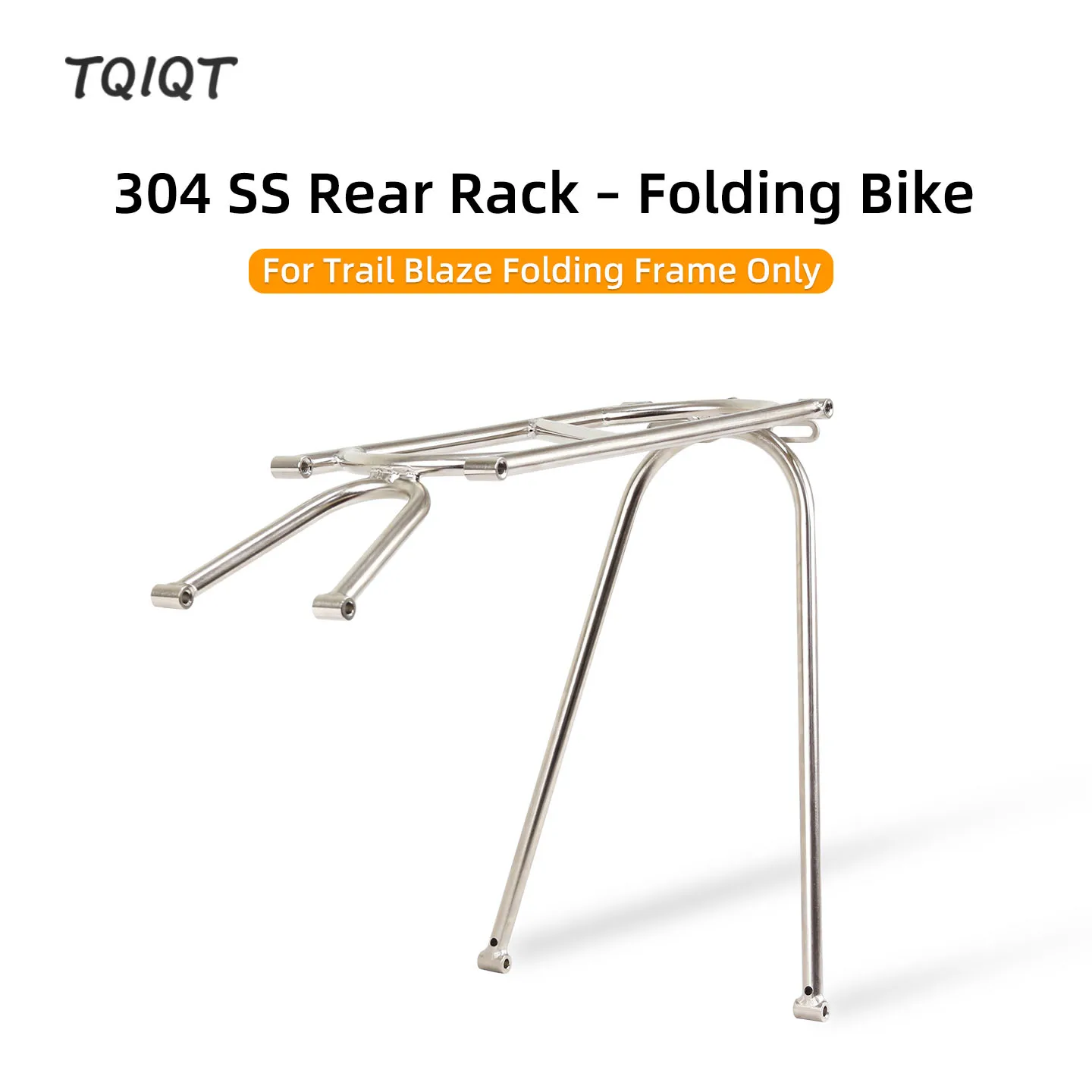 

TQIQT Rear Rack, Exclusive for Trail Blaze Folding Frame, 304 Stainless Steel