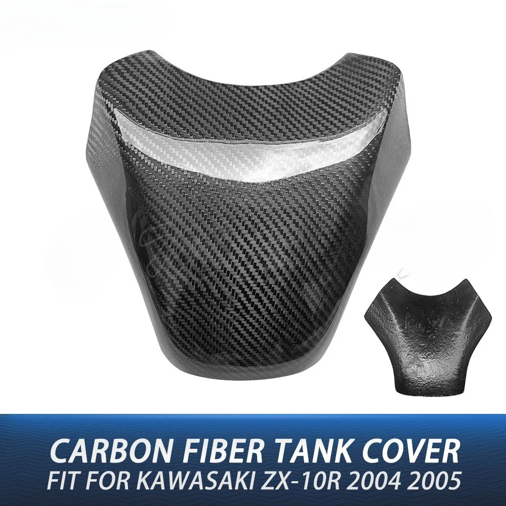 

Fit for KAWASAKI ZX-10R ZX10R ZX 10R 2004 2005 Carbon Fiber Material Motorcycle Fuel Tank Protective Cover Tank Fairing