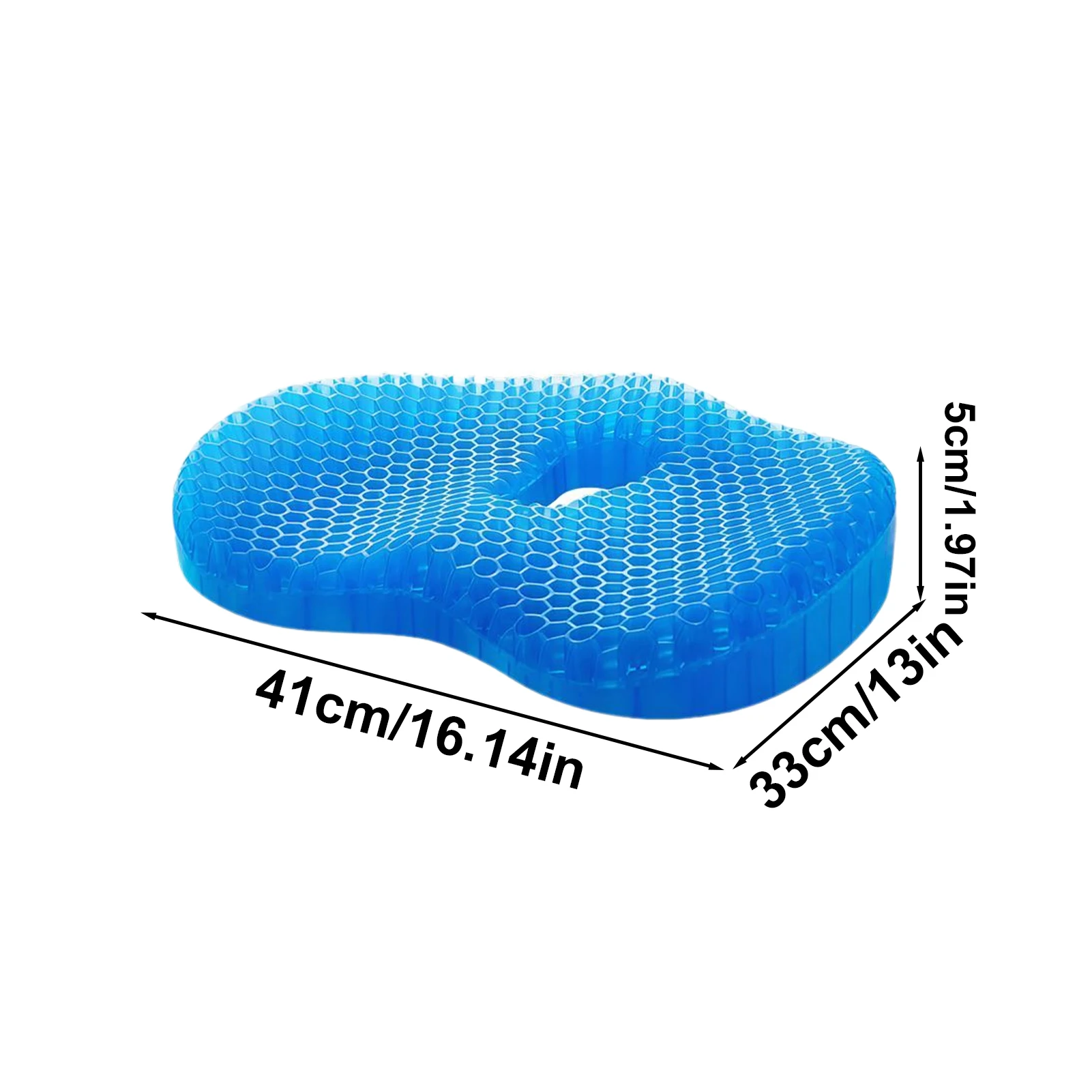 Gel Zitkussen Zacht Comfortabel Ademend Gel Zitkussen Multifunctioneel Machine Wasbaar Ergonomisch Fit Stoelkussen Voor