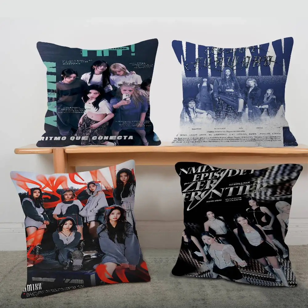 

Чехол для подушки Music Group N-NMIXX, наволочка для дивана в гостиной, домашний декор, индивидуальный дизайн