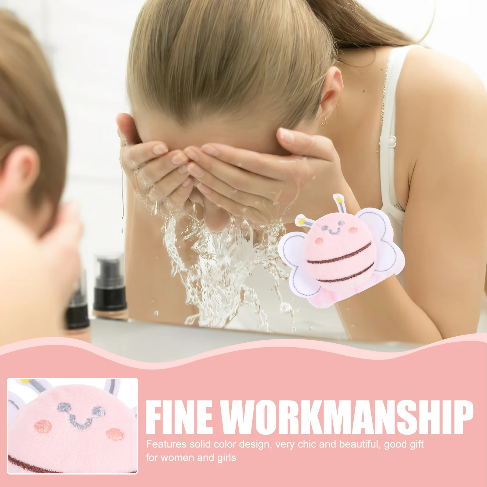 

Фланелевые манжеты для умывания лица, мягкие эластичные спа-повязки, манжеты для ухода за кожей, микрофибровые полотенца-скранчи для умывания