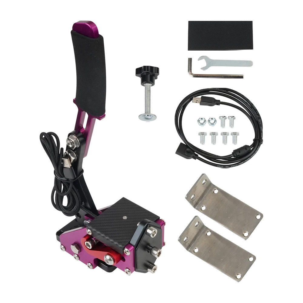 USB Handbremse SIM Für G25/27/29 T300 T500 PC Racing Spiele Fanatecosw Dirt Rally Hand Bremse System Rot Schwarz blau HB-1009 – Detail 9