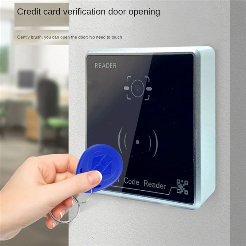 A41T QR Code Reader Waterproof RFID Card Reader Access Control Card Reader Wiegand 26/34/66BIT Output Support CPU/IC/M1 Card