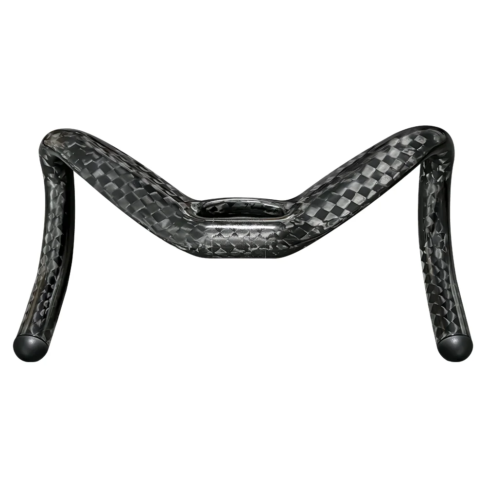 BALUGOE Carbonfaser-Fixed-Gear-Wettkampf-Fahrradlenker 12K Glänzende Textur Bahnrad TT Lenker 2027 UCI Neue Regeln – Detail 7