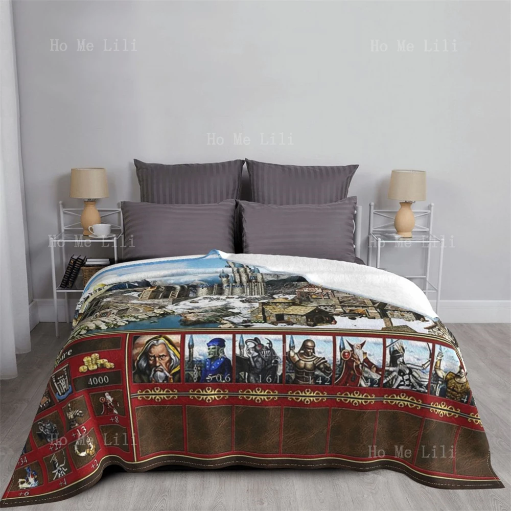 Winter Flannel Blanket Animated Heroes Of Might And Magic 3 Versatile Lightweight Bed Cover