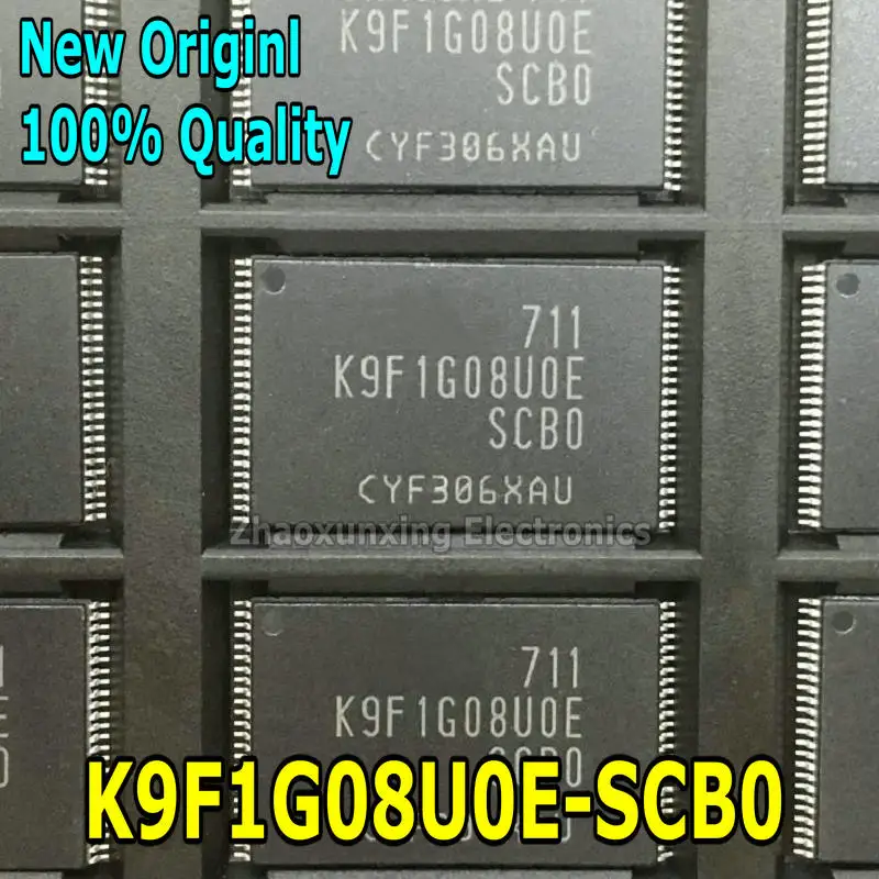 5PCS   New   K9F1G08U0E-SCB0   K9F1G08UOE-SCBO    K9F1G08UOE   TSOP-48  Chipset